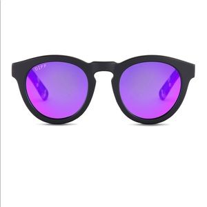Diff Eyeware - Dime II matte black and purple